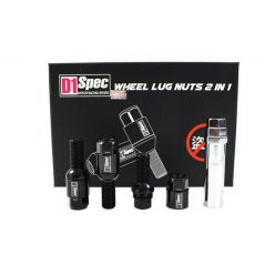 Racing bolts D1Spec Heptagon 2in1 14x1,5 Black