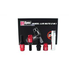 Racing bolts D1Spec Heptagon 2in1 14x1,5 Red