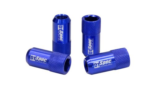 Wheel lug nuts D1Spec Replica HEX M12x1,5 Blue
