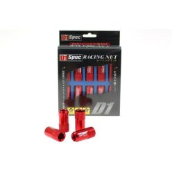 Wheel lug nuts D1Spec Replica HEX M12x1,5 Red