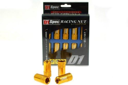 Wheel lug nuts D1Spec Replica HEX M12x1,5 Gold