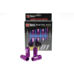 Wheel lug nuts D1Spec Replica HEX M12x1,5 Purple