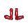 Wheel lug nuts D1Spec Replica Race M12x1,5 Red