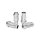 Wheel lug nuts D1Spec Replica Race M12x1,5 Silver