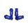 Wheel lug nuts D1Spec Replica Race M12x1,25 Blue