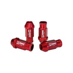 Wheel lug nuts D1Spec Replica Race M12x1,25 Red