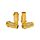 Wheel lug nuts D1Spec Replica Race M12x1,25 Gold