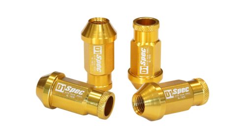 Wheel lug nuts D1Spec Replica Race M12x1,25 Gold
