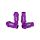 Wheel lug nuts D1Spec Replica Race M12x1,25 Purple