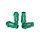 Wheel lug nuts D1Spec Replica Race M12x1,25 Green