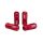 Wheel lug nuts D1Spec Replica EW M12x1,5 Red