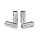Wheel lug nuts D1Spec Replica EW M12x1,5 Silver