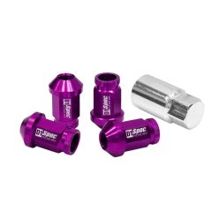 Wheel lug nuts D1Spec Replica 40mm M12x1,5 Purple