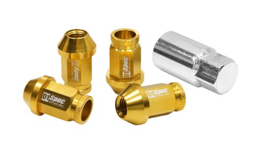 Wheel lug nuts D1Spec Replica 40mm M12x1,5 Gold