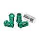 Wheel lug nuts D1Spec Replica 40mm M12x1,5 Green