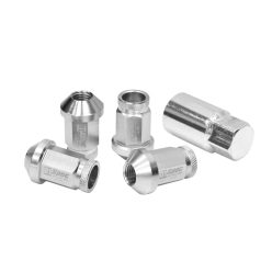 Wheel lug nuts D1Spec Replica 40mm M12x1,5 Silver