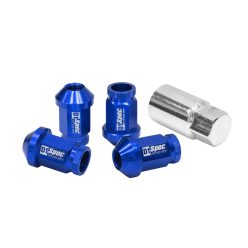 Wheel lug nuts D1Spec Replica 40mm M12x1,25 Blue