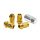 Wheel lug nuts D1Spec Replica 40mm M12x1,25 Gold