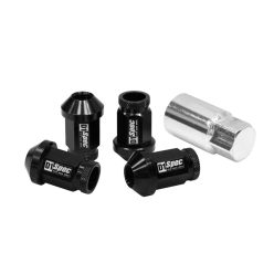 Wheel lug nuts D1Spec Replica 40mm M12x1,25 Black