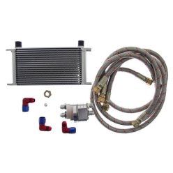 D1Spec Oil Cooler Kit 19 rows + Relocation