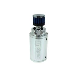 Oil catch tank D1Spec 15mm Silver + Filter
