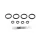 DeatschWerks Side feed replacement O-rings Subaru USDM STI 04-06