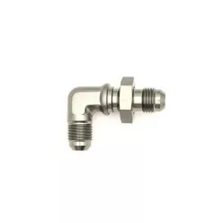 DeatschWerks Flare bulkhead adpater 90deg AN6 (incl Nut)