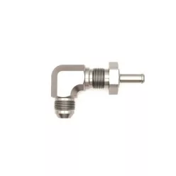   DeatschWerks Flare bulkhead adpater 5/16" 90deg AN8 (incl Nut)