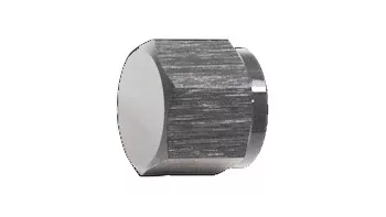 DeatschWerks 6AN Female Flare Cap - Anodized Matte Black