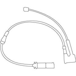   EFA186 - Czujnik zużycia klocków hamulcowych EBC Brakes BMW | 1 Series (F40)(116) | 1 Series (F40)(118) | 1 Series (xDrive F40)(
