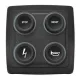 Ecumaster CAN BUS KEYBOARD - 4 pos RGB
