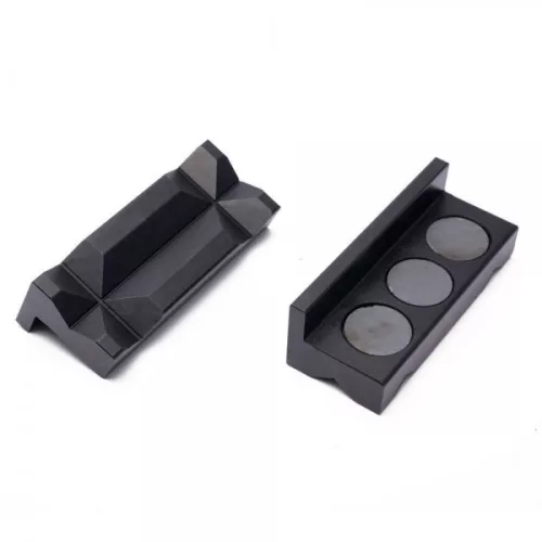 Magnetic Aluminum Vise Jaw Inserts for AN Fittings