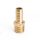 1/2" NPT male to 3/8" Hose Barb reducer fitting - Brass