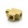 3 Way Tee Brass Fitting  1/8" NPT Female, 1/8" NPT Female, 1/8" NPT Male