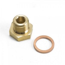   Pressure Temp Gauge Sender Adapter 1/8" NPT To M16x1.5 Male With A Crush Washer