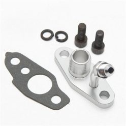   Turbo Oil Feed & Return Flange For TOYOTA CT9 CT12 CT20 CT26 4AN Feed W/ 20mm Barb