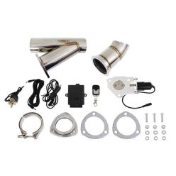   Exhaust Cutout 2.5" 63MM Electric V-Band Remote + Switch