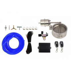Exhaust Cutout Set Pneumatic 70mm Vacuum Closed