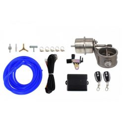 Exhaust Cutout Set Pneumatic 76mm Vacuum Open