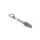 Keychain Ignition Plug Silver