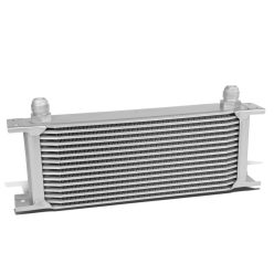   Aluminium British Style Egine Transmission Oil Cooler AN10 Fitting 13 Row