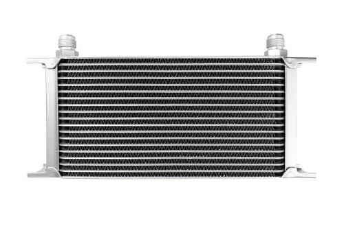 Aluminum “British Style” engine & gearbox oil cooler, 19 row, AN10