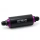 EPMAN racing in-line fuel filter AN10 black with Stainless Steel (100 Micron) filter