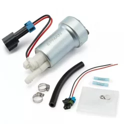   Universal in-tank EFI fuel pump (450 LPH), E85/gasoline, 12V – with install kit
