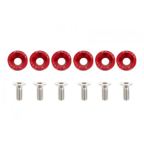 Universal Screw M8x1.25 15mm JDM Red