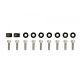 Universal Screw M8x1.25 25mm JDM Black