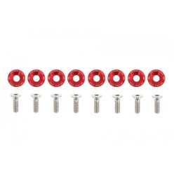 Universal Screw M6x1.0 15mm D1 Red