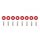 Universal Screw M6x1.0 15mm D1 Red