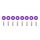 Universal Screw M6x1.0 15mm D1 Purple