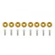 Universal Screw M6x1.0 15mm D1 Gold